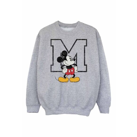 Mickey Mouse Boys Classic M Sweatshirt / Sports Grey